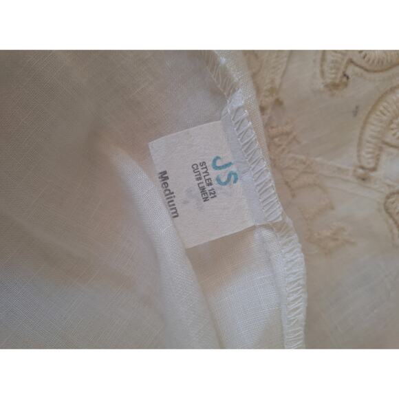 Mens Linen "Perservere 1998" Button Up- Size M- This Is is BADA$$! Excellent! - Picture 8 of 13